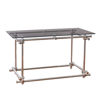 Table de présentation pliable en acier inoxydable pour magasins de vêtements et boutiques |   Tables de présentation de vêtements sur mesure pour la vente en gros
