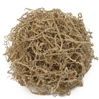 Emballage cadeau cosmétique en raphia Cadeau teint couleur froissé papier déchiqueté papier de remplissage de tissu
