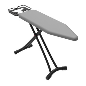 Tabla <span class=keywords><strong>de</strong></span> <span class=keywords><strong>Planchar</strong></span> Plegable <span class=keywords><strong>de</strong></span> Metal <span class=keywords><strong>con</strong></span> Cubierta 100% Algodón, Altura Ajustable, Ahorra Espacio, <span class=keywords><strong>Mesa</strong></span> <span class=keywords><strong>de</strong></span> Planchado a Vapor para el Hogar - Product Image 1