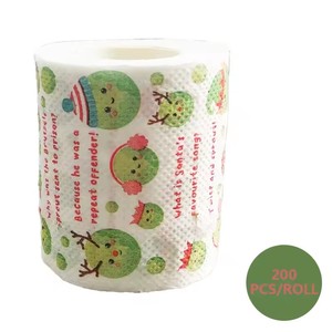 <span class=keywords><strong>Papel</strong></span> Higiénico Personalizado con Impresión a Color, Divertido y Ecológico, Rollo de <span class=keywords><strong>Papel</strong></span> Higiénico Desechable para el Hogar - Product Image 4