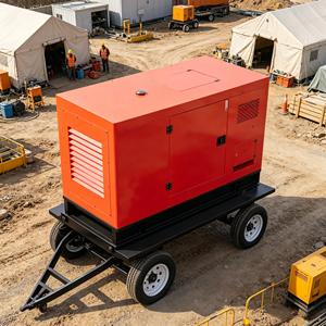 เครื่องกำเนิดไฟฟ้าดีเซลแบบเคลื่อนที่ชนิดเงียบพิเศษ พร้อมระบบ ATS แบบสามเฟส - Product Image 5