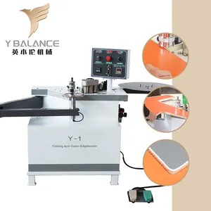 Portable edge banding machine glue hand edge banding machine contour and straight used edge banding machine with trimmer