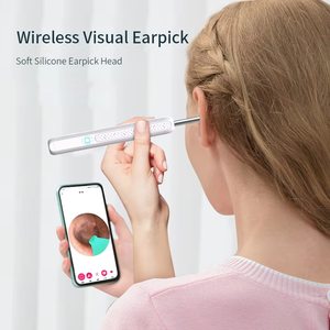 NE3-C Pro Dispositivo per la Pulizia delle Orecchie, Elettrodomestico per la Cura Personale, Visibile e con Ricarica Type-C, Connessione Wi-Fi e Base - Product Image 3