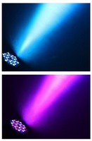 Équipement d'éclairage de scène Disco Wash RGB 18W 36W, 8 canaux DMX 512, projecteurs LED, stroboscope, projecteur LED Par de scène