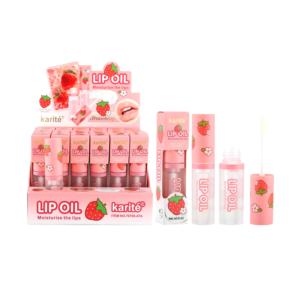 Karite Silky Touch Natural Moisturize Strawberry Changing Color <b>Lip</b> Oil Brighten Changing Color VC Fruity Transparent <b>Lip</b> Oil - Product Image 1