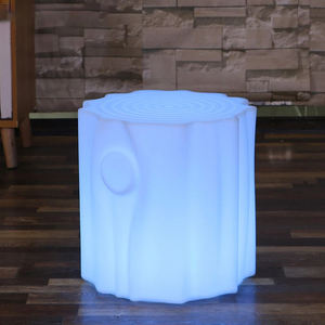 Muebles de Exterior RGB de 16 Colores con Luz LED/Muebles LED Iluminados, Juego de Muebles de Bar de Plástico para Hoteles, Juego de Mesa y Sillas - Product Image 4