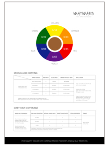 WAYWARD Scheda <span class=keywords><strong>Colori</strong></span> Tinte per Capelli Serie Warm Brown - Tonalità Base Calde Marroni, Mix Toner, <span class=keywords><strong>Tabella</strong></span> di Riferimento <span class=keywords><strong>Colori</strong></span>, <span class=keywords><strong>Tabella</strong></span> <span class=keywords><strong>Colori</strong></span> Permanenti - Product Image 5