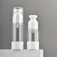 EN STOCK SANS MOQ 5ml 30ml 50ml 80ml 100ml 120ml Flacon pompe cosmétique en plastique blanc transparent sous vide Sérum Lotion Vaporisateur Flacon sans air