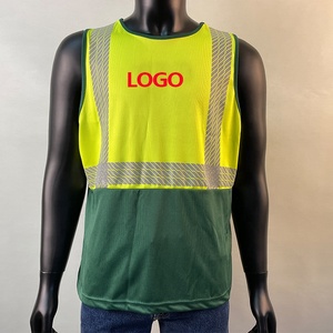 Ropa de trabajo de construcción de manga corta reflectante <span class=keywords><strong>Hi</strong></span> Vis de alta calidad para hombres con bolsillos Polo de seguridad con mecha de humedad - Product Image 5