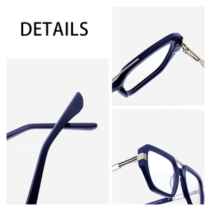 แว่นสายตาทรงสี่เหลี่ยมขนาดใหญ่สำหรับผู้ชายผู้หญิง - Product Image 3