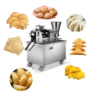 Small Automatic Part Momos Empanada Dumpling Pastry Samosa Fold Make Machine Price For Make Dumpling