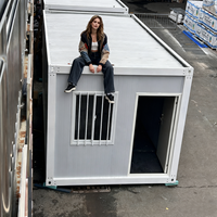 Structure en acier modulaire de 20 pieds, maison portable, conteneur détachable, atelier, hôtel, entrepôt, bureau de secours, salon, entrée