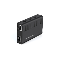 Convertisseur de média fibre optique mini 10/100Base-TX RJ45 100Base-FX monomode SC 1310/1550nm 20km 5G avec garantie de 3 ans et certification RoHS