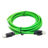 Cable de Red Industrial Blindado Personalizado Cat 5E 6 6A 6E 7 8, Categoría 6A, 26 23 AWG, 4 Pares, Conector RJ45, Cable Ethernet