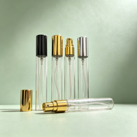 Mini flacon de parfum échantillon 2ml 3ml 5ml 10ml, flacon pulvérisateur vide transparent, tube en verre, atomiseur de parfum, testeur, emballage d'huile