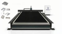 Meilleures ventes : Machine de découpe laser à fibre économique haute puissance grand format avec contrôle automatique par eau pour grandes tôles métalliques