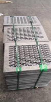 Grille de sécurité en métal perforé à dents de crocodile en aluminium Zhenyu pour escaliers antidérapants