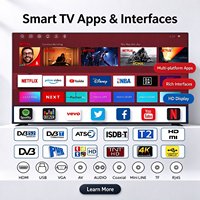 Téléviseur OLED UHD 4K de 75 pouces, Android 1.5+8G, Smart TV 4K, rétroéclairage LED, noir, 120 Hz, utilisation hôtelière