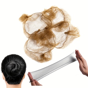 Venta al por mayor elegante moño peinado profesional <span class=keywords><strong>Ballet</strong></span> restaurante mayordomo bobina <span class=keywords><strong>pelo</strong></span> red Nylon Invisible redecillas para el <span class=keywords><strong>pelo</strong></span> para las mujeres - Product Image 1