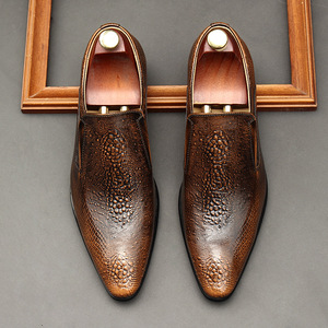 Chaussures Oxford haut de gamme pour hommes, en cuir, fabriquées à la main, chaussures de mariage pour hommes, costumes formels pour hommes - Product Image 2