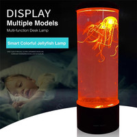Décoration de noël Led veilleuse Portable Led gelée poisson Design lumière multicolore changeante lampara medusa led