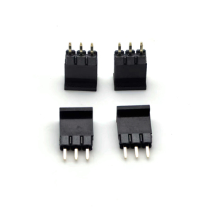 Conector de cabezal de pasador de paso de 2,54mm Fila única Recta SQ0.64mm H: 2,5mm 1*3P - Product Image 4