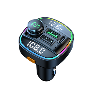 Émetteur FM C22 Mains Libres Radio de Voiture Modulateur Lecteur MP3 avec <span class=keywords><strong>Adaptateur</strong></span> de Charge Rapide <span class=keywords><strong>USB</strong></span> 22,5W pour Voiture - Product Image 3