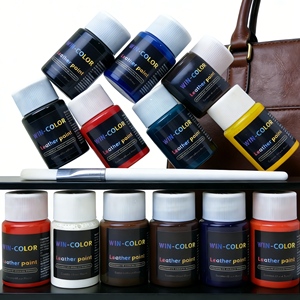 <span class=keywords><strong>Pintura</strong></span> Acrílica Mate y Brillante a Base de Agua WIN-COLOR, Precio de Fábrica, 29.5ml, 12 Colores <span class=keywords><strong>para</strong></span> Asientos de Coche y Zapatos - Product Image 1