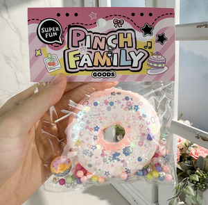 Customized TPR Simulation <b>Ring</b> Shaped Donut Squishy Toys Handmade Anxiety Relief Sensory Toys Slow Rising Novelty Girls Silicone - Product Image 6