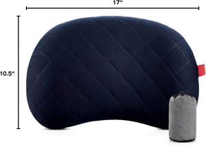 Oreiller de camping gonflable ultraléger avec housse amovible et lavable, oreiller de voyage portable pour l'extérieur et l'avion - Product Image 6