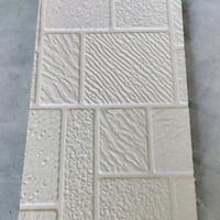 Panneau mural sandwich en PU haute performance et économique, isolation en mousse de polyuréthane, revêtement métallique pour la construction