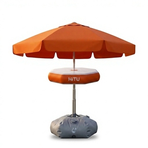 Parasol gonflable flottant léger et portable de 7 pieds pour plateforme de quai, idéal pour la détente au bord de la piscine, du lac ou de la plage - Product Image 3