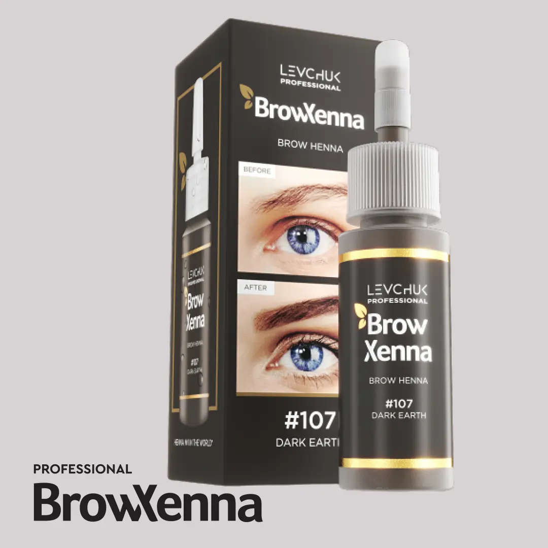 حناء للحواجب BrowXenna 1 قارورة ، (#107 الأرض الداكنة)