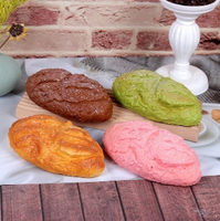 Jouet Squishy Ovale en forme de Melon à Montée Lente, Effet Craquelé, Motifs Assortis, Anti-Stress, Cadeau de Bureau