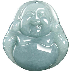 Colgante de Jadeíta Natural, Pequeño Buda Avalokiteshvara, UNISEX, Regalo Budista con Certificado de Tasación GY75/FG75 - Product Image 5