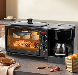 Home Multi-Function Commercial Mini Oven Three-in-One <b>Breakfast</b> Machine Coffee <b>Maker</b> Toaster Omelette Gift Features Home Multi-f - Product Image 5