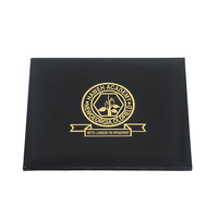 Titular de Certificado de graduación de escuela secundaria Cubierta de diploma de grado de polipiel suave para productos de archivo