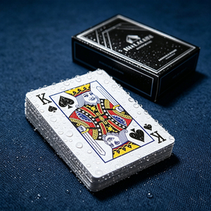Cartes à jouer personnalisées en papier et PVC, cartes de poker en plastique imperméable ou en papier lisse, design personnalisé pour casino, cadeau, vente en gros - Product Image 5