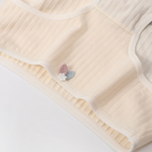 40pcs sous-vêtements en coton japonais pour femmes, respirants, taille moyenne XL, slips simples pour filles, vente en gros - Product Image 3