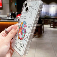 Coque de téléphone portable en TPU antichoc et anti-chute avec impression photo d'anatomie cardiaque pour iPhone 13 14 15 16 17 18 Pro Max