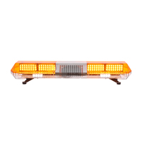 Barra de luz intermitente automática de advertencia ámbar de seguridad Golddeer con bocina de altavoz de 100W dentro de Barra de luces estroboscópicas LED de alta potencia para camión