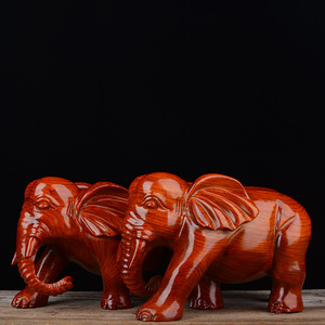 Tự làm nóng bán voi bằng gỗ Ấn Độ gỗ voi con rối Bông tai - Product Image 2