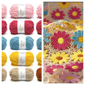 Sợi len móc acrylic 100% mềm mại, chất lượng cao, nhiều màu sắc, giá sỉ thấp, số lượng lớn từ nhà sản xuất - Product Image 6