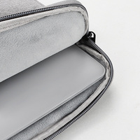 Léger grande capacité pochette pour ordinateur portable affaires ordinateur portable bureau élégant Designer Promotion main fermeture éclair ordinateur sacs pour ordinateur portable