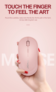 Ratón Inalámbrico TWOLF Q18 de Alta <span class=keywords><strong>Calidad</strong></span> a <span class=keywords><strong>Precio</strong></span> Competitivo, Ratón Rosa Delgado y Portátil, Ratón Inalámbrico Colorido para Computadora de 1000DPI - Product Image 2