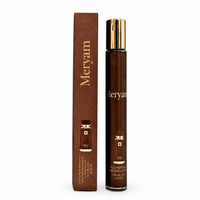 Parfum en spray pour hommes et femmes, flacon en verre bronze, coffret de présentation, pour les fêtes, longue tenue