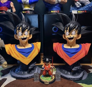 <span class=keywords><strong>Dragon</strong></span>. Ballon. Z. Statue de Goku grandeur nature avec base <span class=keywords><strong>Shenron</strong></span>, <span class=keywords><strong>figurine</strong></span> d'anime en résine de haute qualité, objet de collection décoratif - Product Image 1