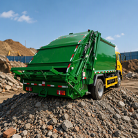 Camion compacteur de déchets Sinotruk de 8 mètres cubes