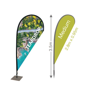 Bandera de Pluma Abierta Reutilizable para Interiores y Exteriores, Resistente al Fuego, para Eventos Deportivos - Product Image 2