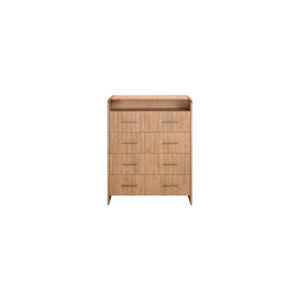 RIVEO RANGE Wood Bedroom Living Room Furniture Durable Dresser Eco-Friendly Wholesale Price Low MOQ Tallboy Cabinet 4 Drawers - Product Image 1